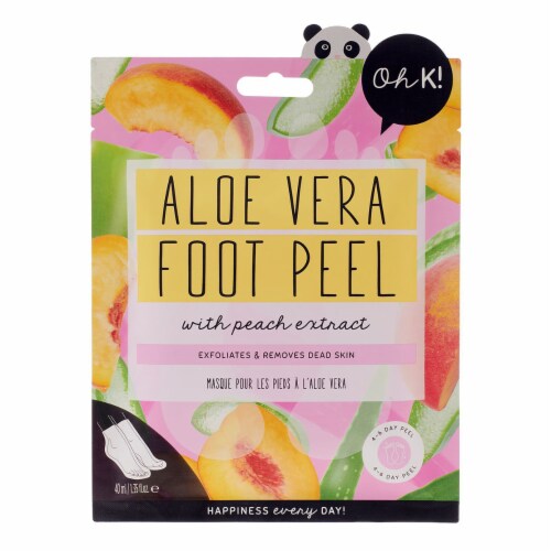 Oh K! Aloe Vera Foot Peel Perspective: front