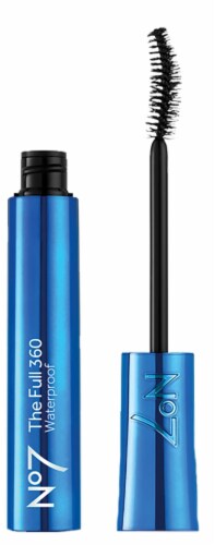 No7 The Full 360 Black/Brown Waterproof Mascara Perspective: front