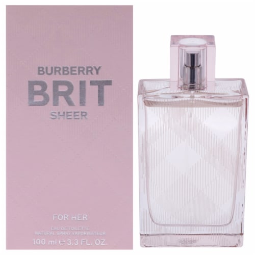 Burberry Brit Sheer EDT for Women 3.3 oz / 100 ml (5045410703115) BR229 ...