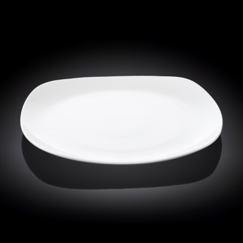 [ Set Of 6] Fine Porcelain Dinner Plate 9.75 X 9.75 | 24.5 X 24.5 CР С WL-991002/A Perspective: front