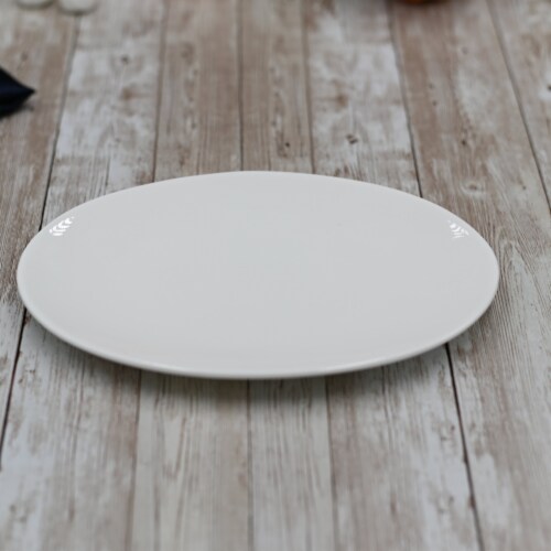 [ Set Of  6] Fine Porcelain Oval Platter 10  | 25.5 Cm WL-992021/A Perspective: front