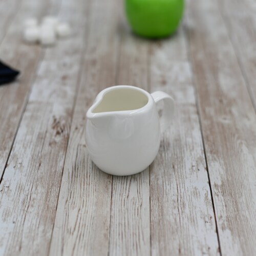 [ Set Of  6] Fine Porcelain Creamer 5 Oz | 150 Ml WL-995004/A Perspective: front