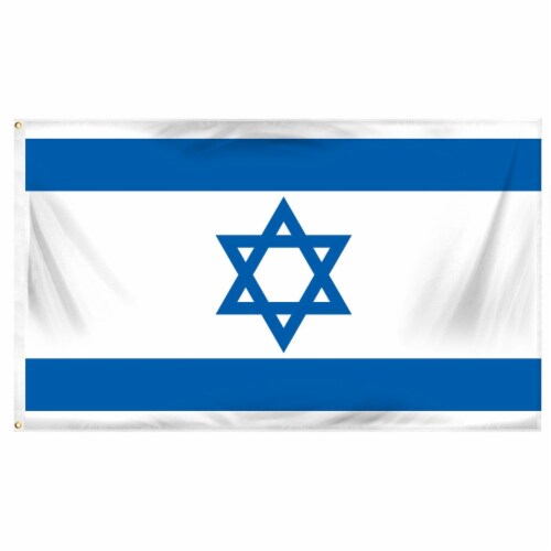 ISRAEL ISRAELI JEWISH NATIONAL LARGE 5 x 3FT FANS SUPPORTER FLAG 