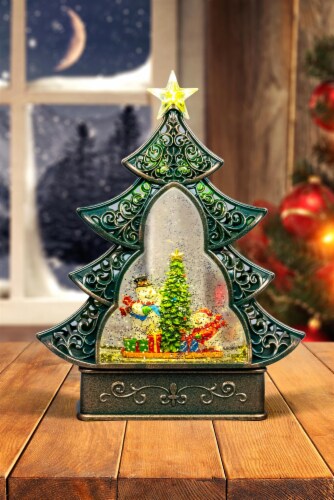 Demokratisk parti Ideelt Begge Christmas Tree Light Up Nativity Water Snow Globe, 25 - Fred Meyer