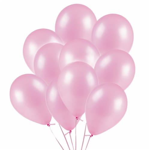 Metallic Light Pink Balloons 12Inch 25pcs Perspective: front