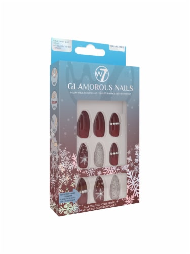 W7® Glamorous Nails Sugar & Spice Press On Nails Perspective: front