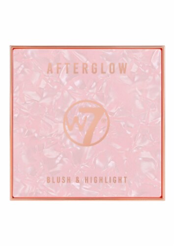 W7  2-in-1 Blusher & Highlighter Compact Perspective: front
