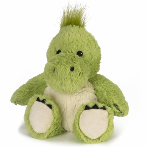 Warmies CPDIN1 Microwavable French Lavender Scented Plush Dinosaur Perspective: front