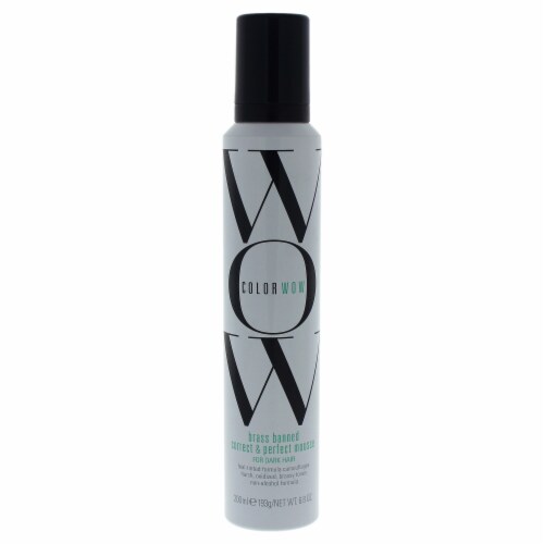 Brass Banned Correct and Perfect Mousse For Dark Hair Perspective: front