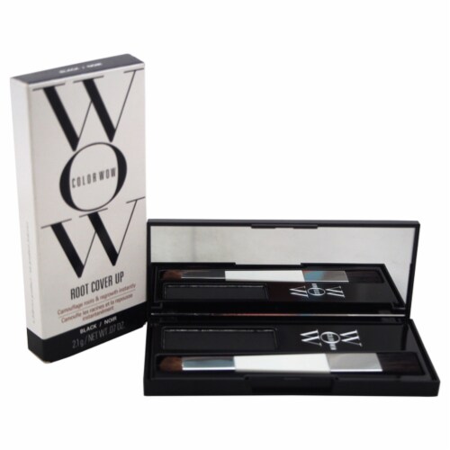 Root Cover Up - Black by Color Wow for Women - 0.07 oz Hair Color Perspective: front