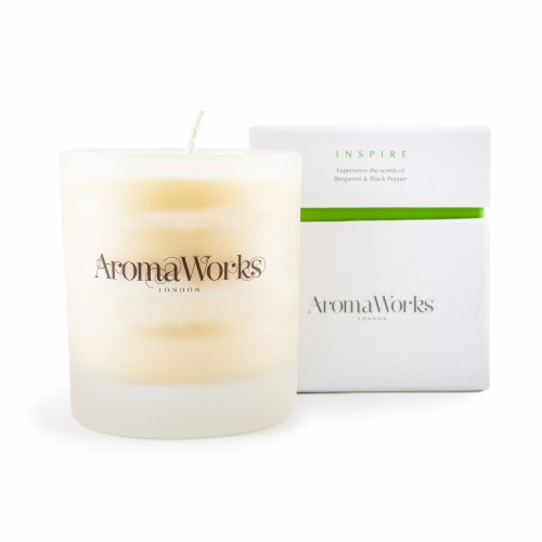 AromaWorks Inspire Jar Candle Perspective: front