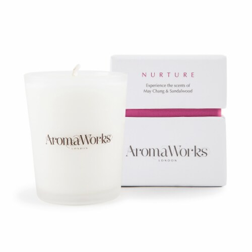 AromaWorks Nurture Small Jar Candle Perspective: front