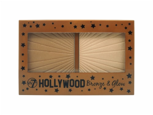 W7 Hollywood Bronze & Glow Duo Compact Perspective: front