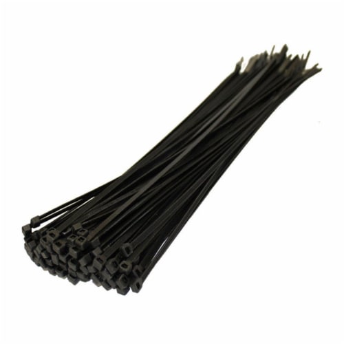 Melbourne cortesía despensa 100 Pcs 100mm x 2.5mm Strong Black Nylon Plastic Cable Ties Zip Tie Wraps  organizer, 25 - Harris Teeter