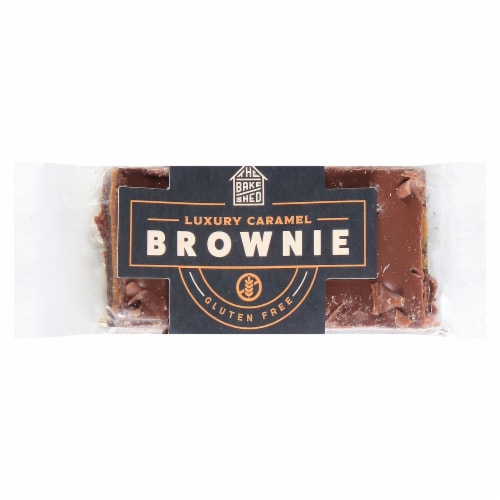 The Bake Shed Luxary Caramel Brownie Perspective: front
