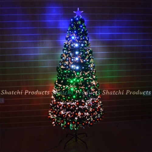 4ft 120cm Fibre Optic Christmas Tree Multi Colour Changing with Various Effects 
