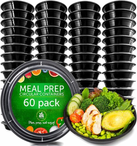 Meal Prep Containers - 30 Reusable Plastic Containers with Lids –  PrepNaturals