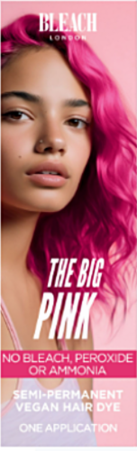 Bleach London Big Color Vegan Hair Dye - Pink Perspective: front
