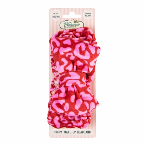 The Vintage Cosmetic Company® Poppy Make-Up Headband Perspective: front