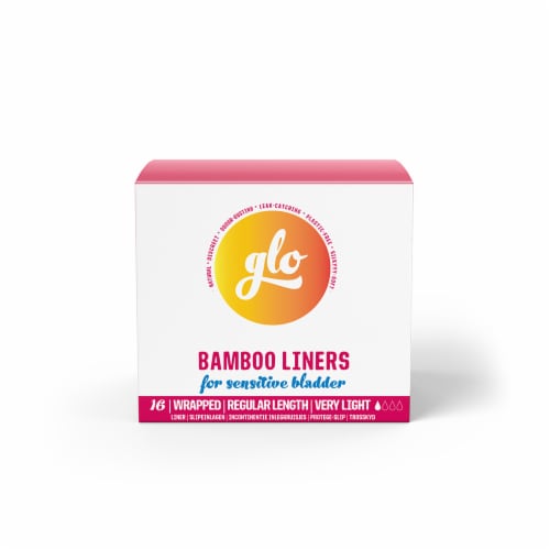 Glo Bamboo Liners for Sensitive Bladder Perspective: front