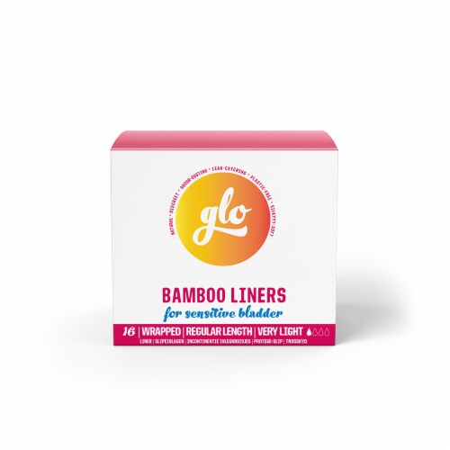 Glo Bamboo Liners for Sensitive Bladder Perspective: front