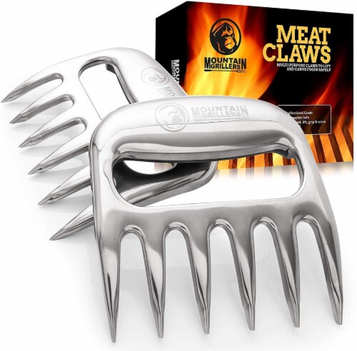 MOUNTAIN GRILLERS Meat Claws - Perfectly Shredded Meat in Stainless Steel,  30.71 H 39.37 L 6.1 W - Kroger