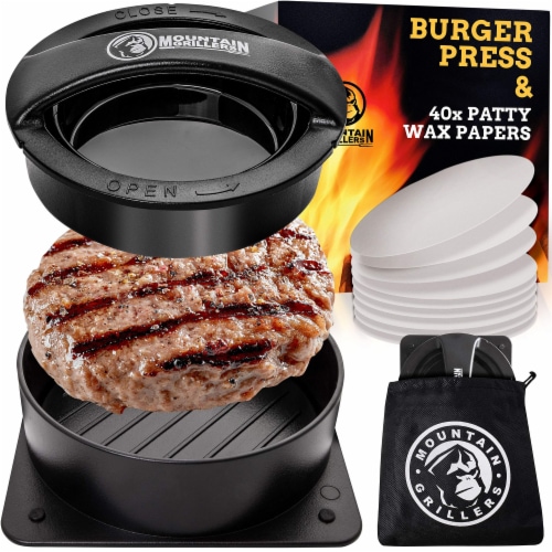 MOUNTAIN GRILLERS Burger Press - Patty Burger Maker, Non Stick