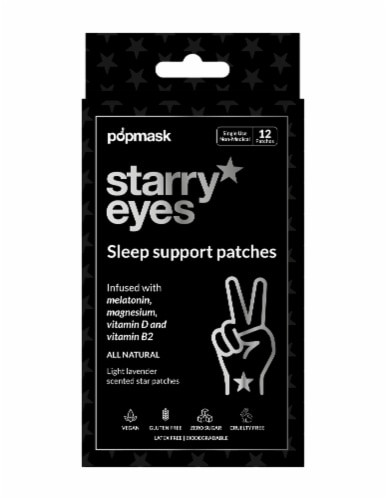Popmask Starry Eyes Sleep Vitamin Support Supplement Patch Perspective: front