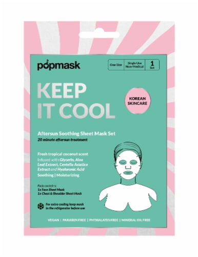 Popmask After Sun Face Mask Perspective: front