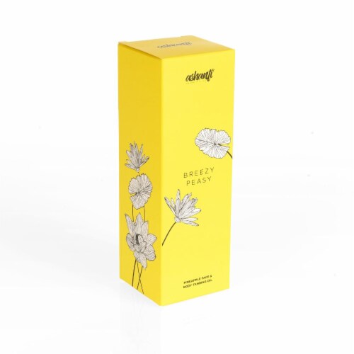 Ashanti Cosmetics - Breezy Peasy! - Pineapple Face and Body Tanning Oil Perspective: front