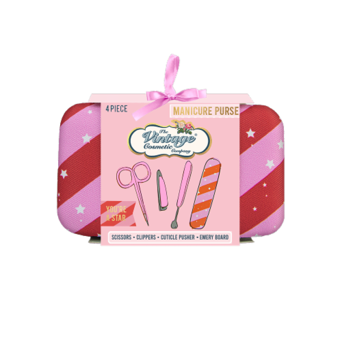 The Vintage Cosmetic Company Manicure Purse Perspective: front