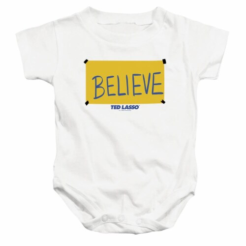Ted Lasso Ted Lasso Believe Sign Infant Snapsuit, 12 Months - Kroger