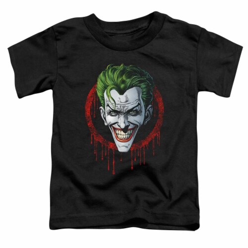 Batman Joker Drip Short Sleeve Toddler Tee / T-Shirt Perspective: front