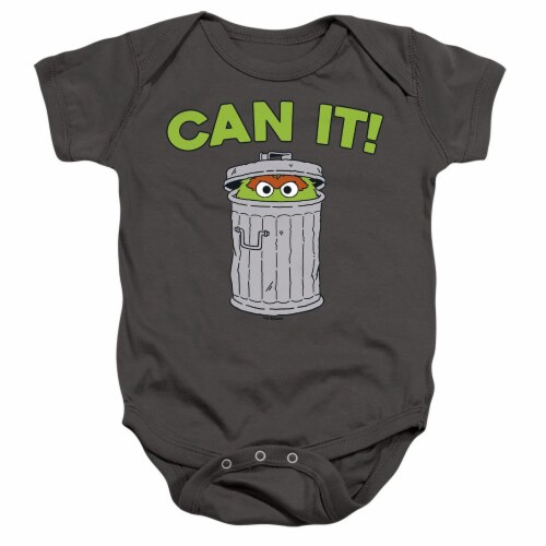 Sesame Street Can It Oscar Infant Snapsuit Perspective: front