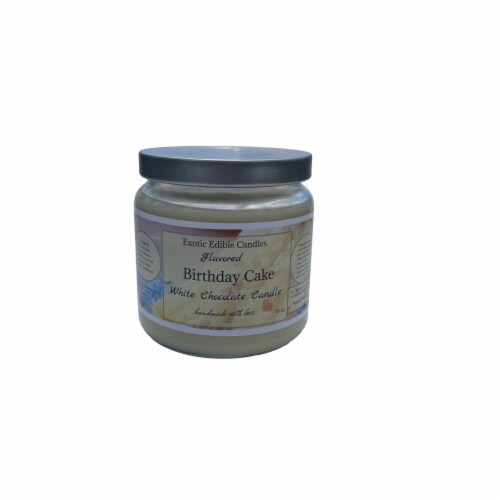 Birthday Cake Fruit & Dessert Dip, Wickless Candle, Gourmet Gift Giving Item- Birthday Perspective: front