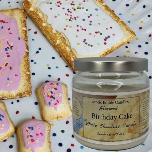 Birthday Cake Fruit & Dessert Dip, Gourmet Gift Giving Item- Birthday Perspective: front