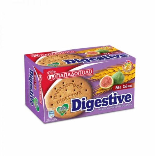 Papadopoulos Digestives with Figs 250gr. Perspective: front