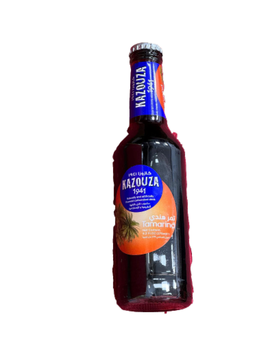 Kazouza Tamarind Carbonated Drink Bottle Perspective: front