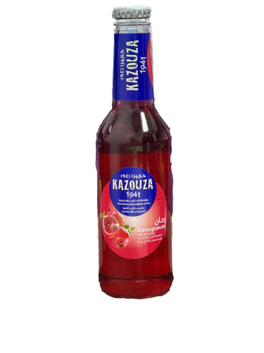 Kazouza Pomegranate Drink Perspective: front