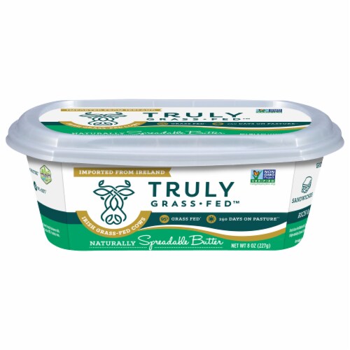 Truly Grass Fed™ Naturally Spreadable Butter Perspective: front