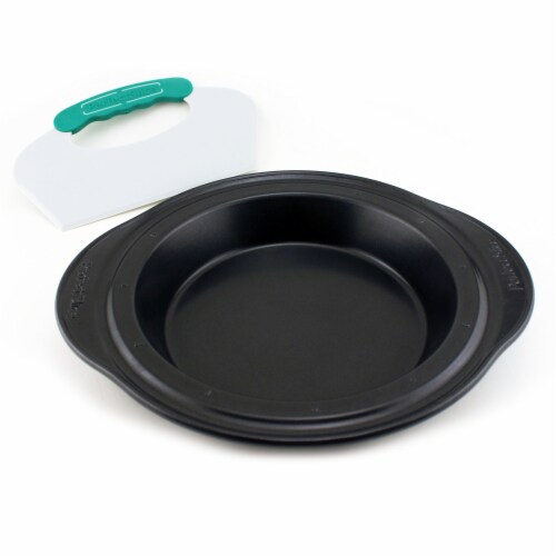 BergHOFF Perfect Slice Pie Pan with Tool Perspective: front