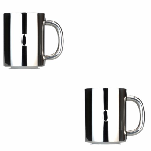 BergHOFF Stainless Steel Coffee Mug Set Perspective: front