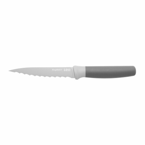 BergHOFF Stainless Steel Serrated Utility Knife - Gray Perspective: front