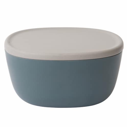 BergHOFF Leo Bamboo Covered Bowl - Blue Perspective: front