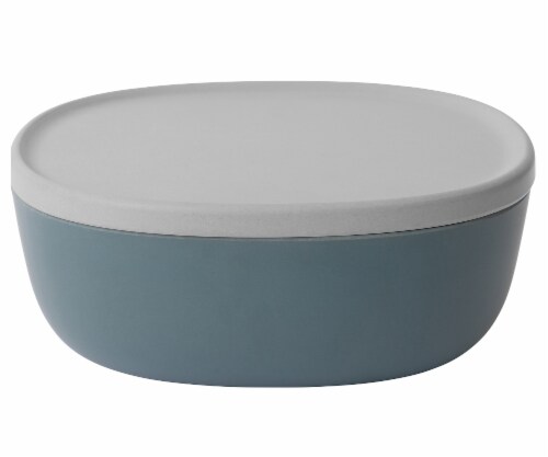 BergHOFF Leo Bamboo Covered Bowl - Blue Perspective: front