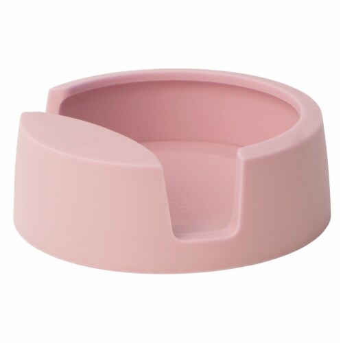 BergHOFF Leo Silicone Spoon Rest - Pink Perspective: front