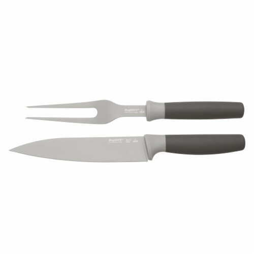 BergHOFF Leo Carving Set - Gray Perspective: front