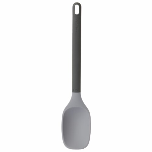 BergHOFF Leo Silicone Serving Spoon - Gray Perspective: front