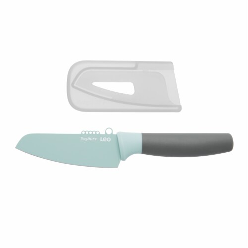 BergHOFF Leo Stainless Steel Vegetable Knife with Zester - Mint Perspective: front