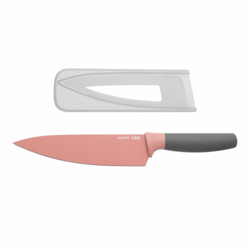 BergHOFF Leo Stainless Steel Chef Knife - Pink Perspective: front